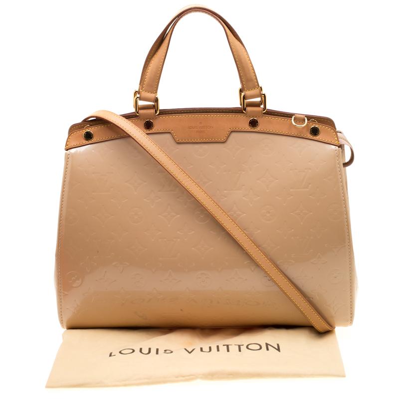 Louis Vuitton Rose Florentine Monogram Vernis Brea GM Bag 6