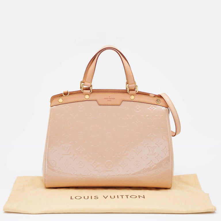 Louis Vuitton Beige Monogram Vernis Montebello MM 2way Tote Bag