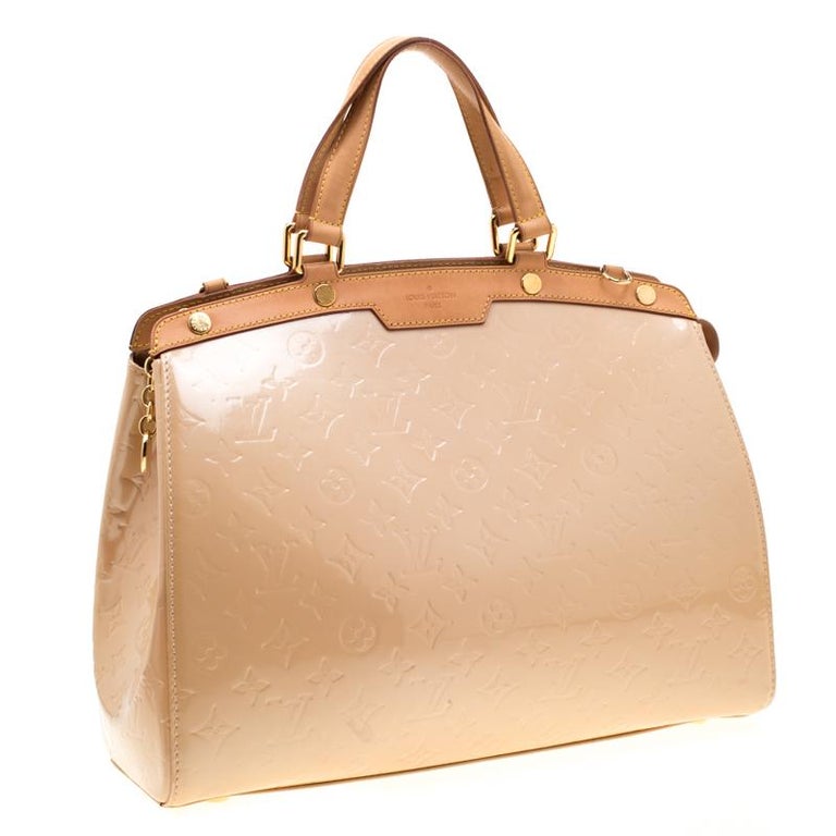 Louis Vuitton Rose Florentine Monogram Vernis Brea GM Bag For Sale at ...