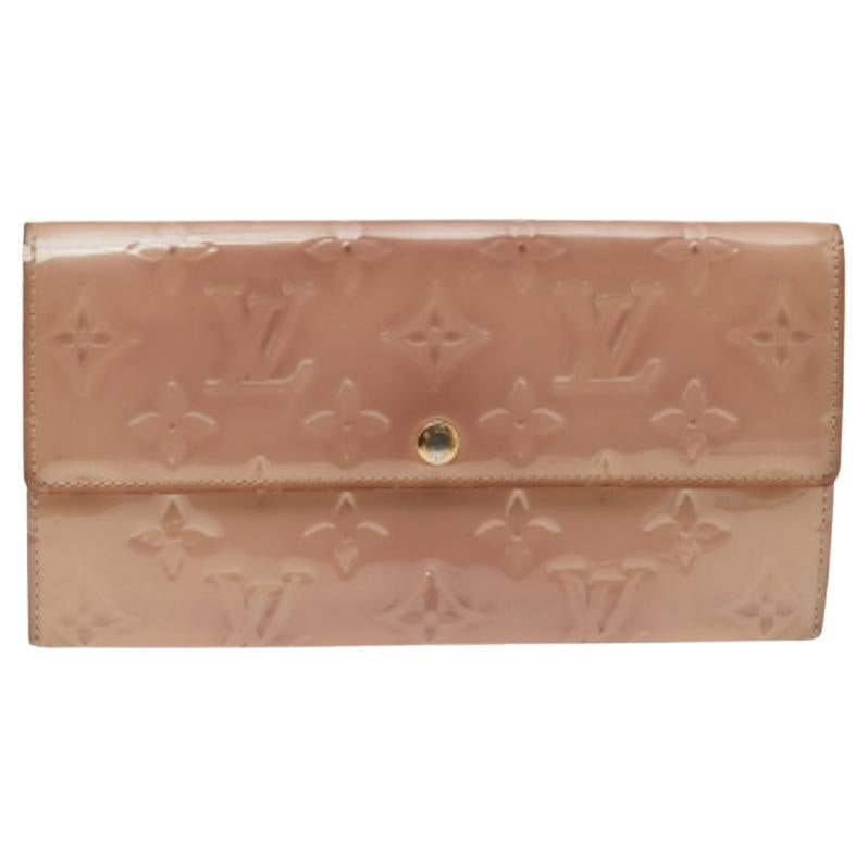 Portafoglio Louis Vuitton Rose Florentine Monogram Vernis Sarah
