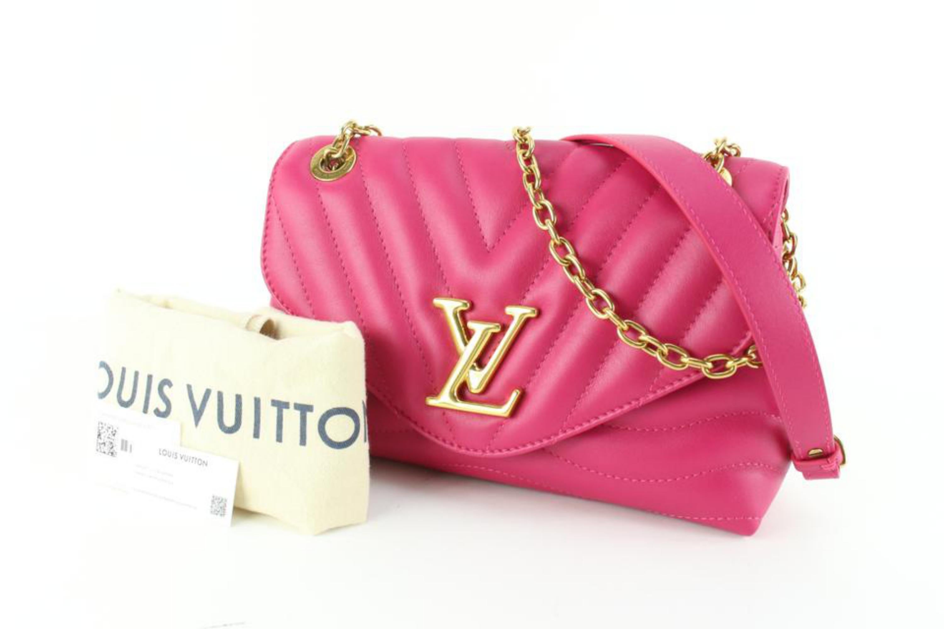 Louis Vuitton Rose Freesia New Wave Chain Bag 17lu82s 4