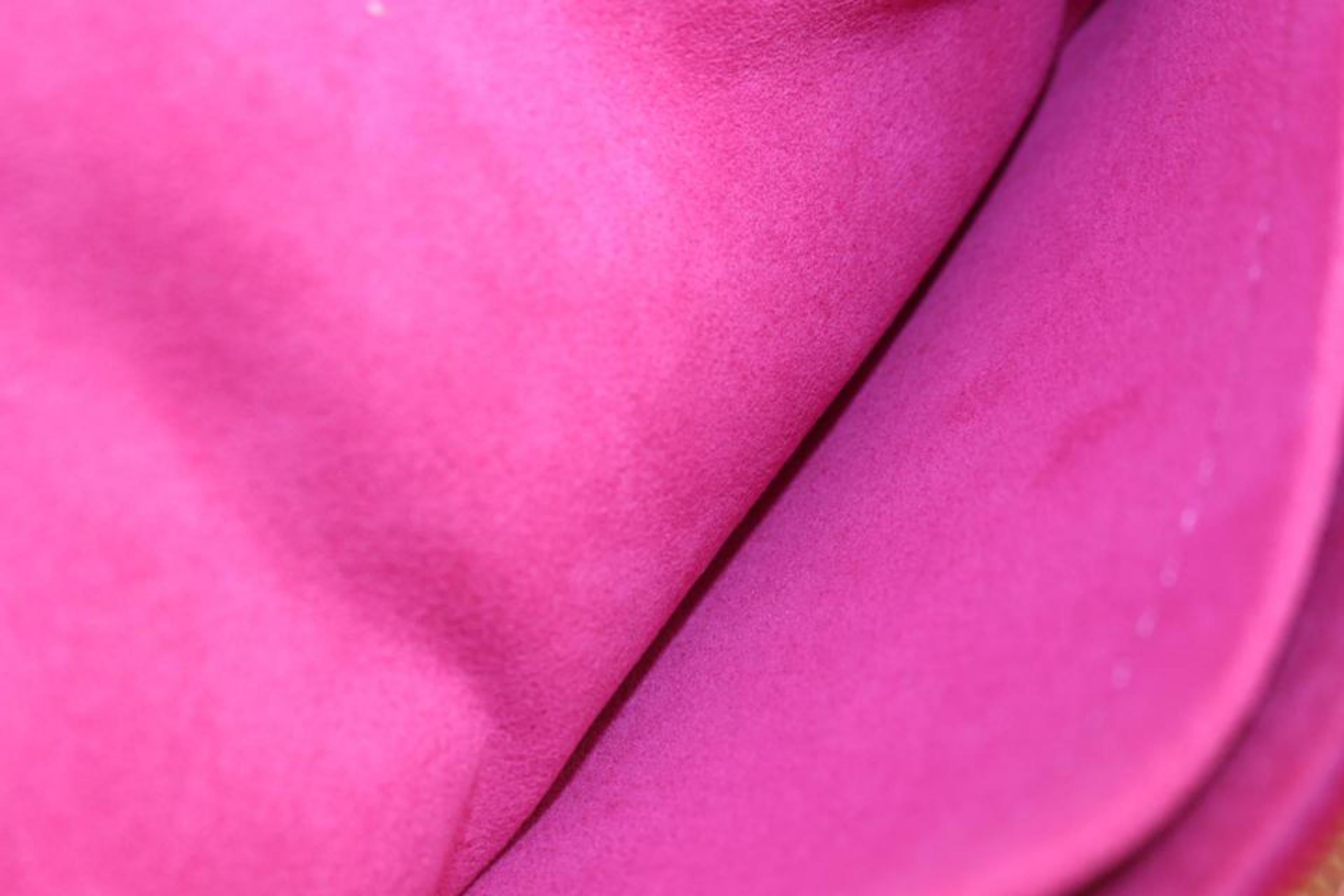 Pink Louis Vuitton Rose Freesia New Wave Chain Bag 17lu82s