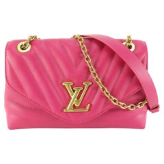 Louis Vuitton Rose Freesia New Wave Chain Bag 59L26a