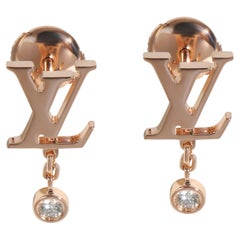 Louis Vuitton Rose Gold Diamond Idylle Blossom Earrings