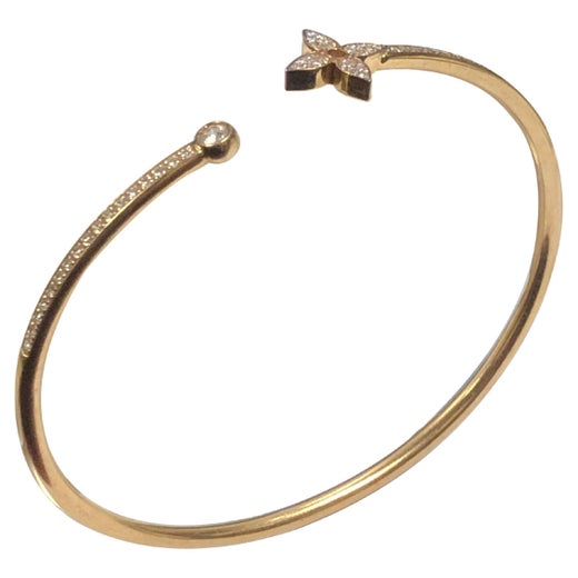 Louis Vuitton Nanogram Strass Bracelet Size S at 1stDibs
