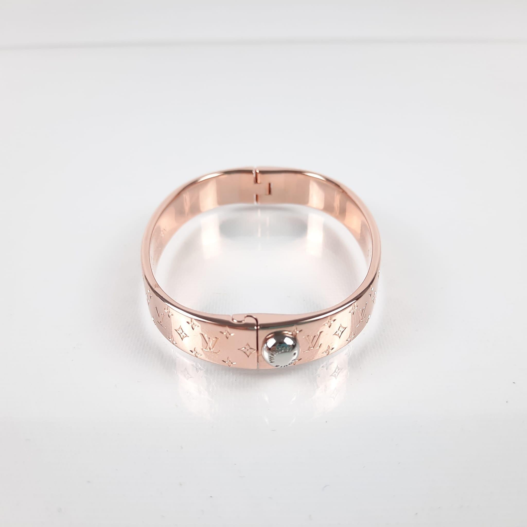 Sold at Auction: Louis Vuitton, Louis Vuitton Rose Gold Nanogram Ring