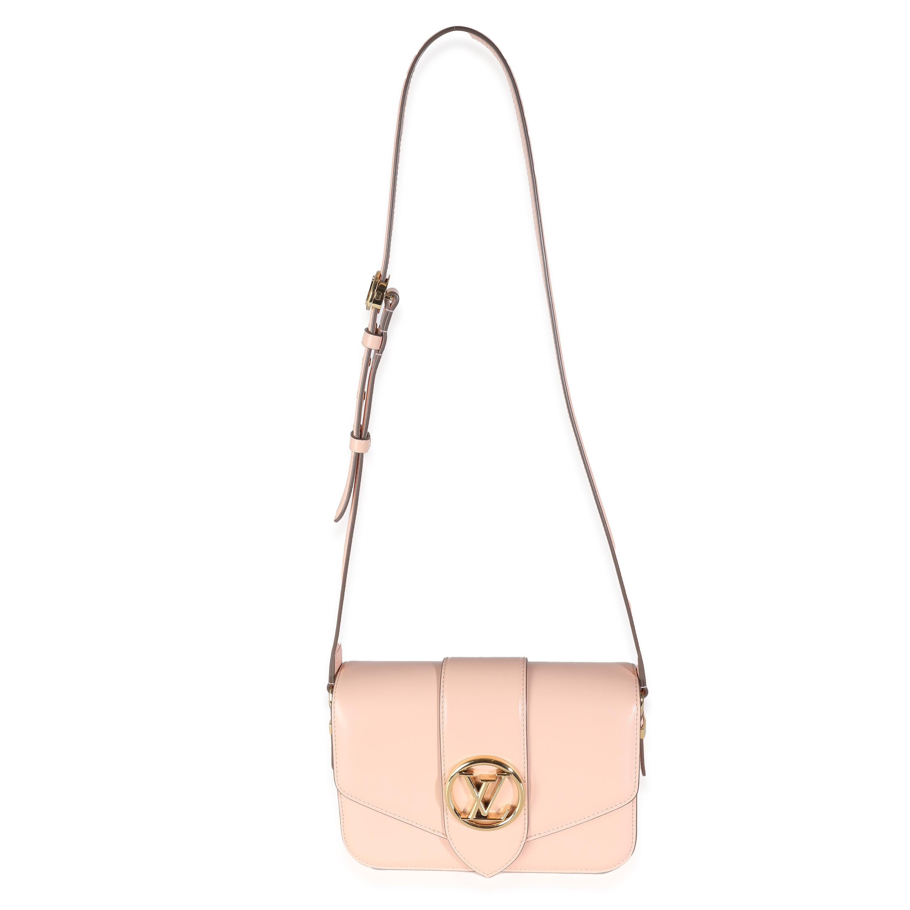 Louis Vuitton Rose Himalaya Smooth Calfskin LV Pont 9 For Sale 1