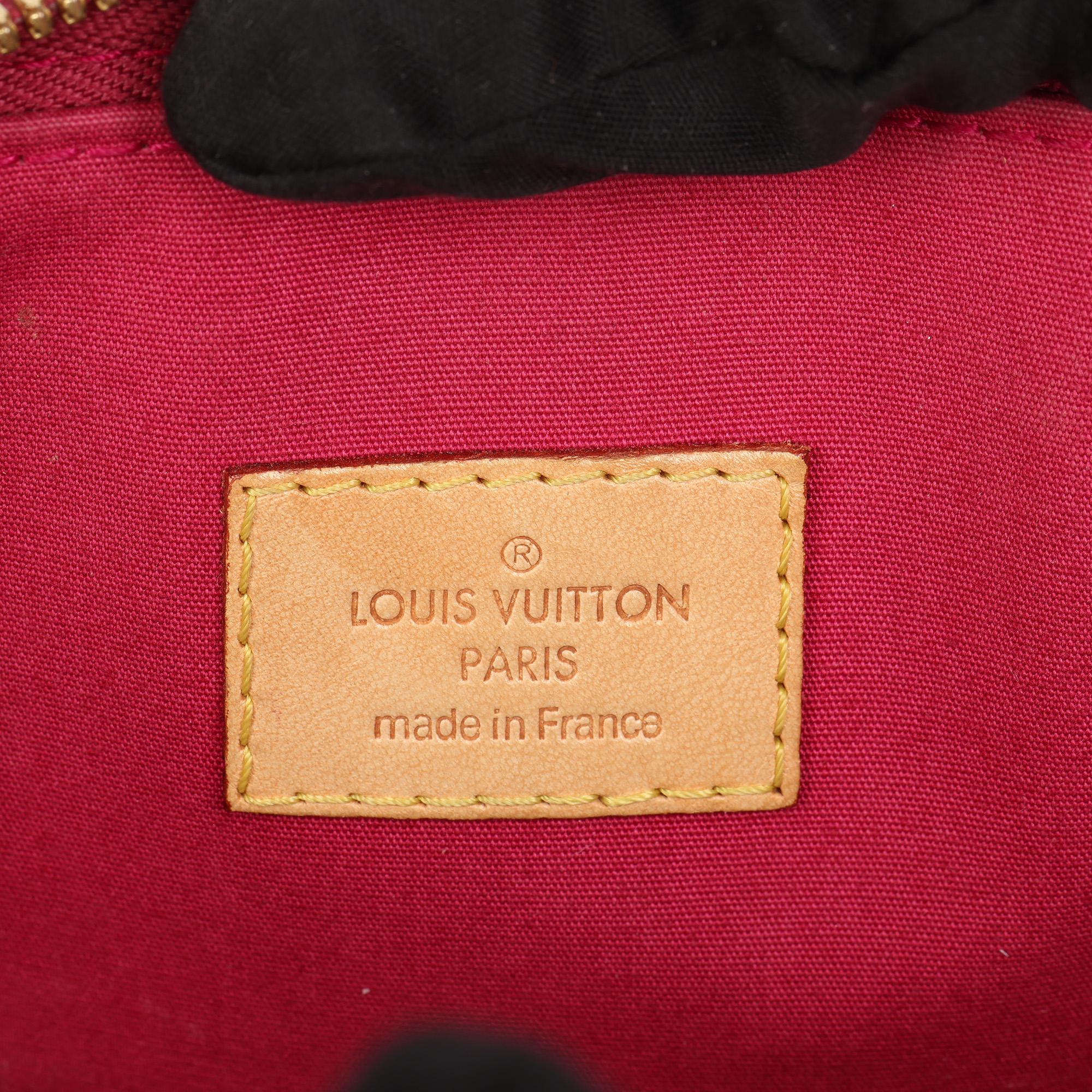 LOUIS VUITTON Rose Indian Monogram Vernis Leather Montana 5
