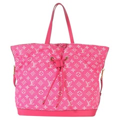 Louis Vuitton Rose Indien Monogram Denim Noefull MM