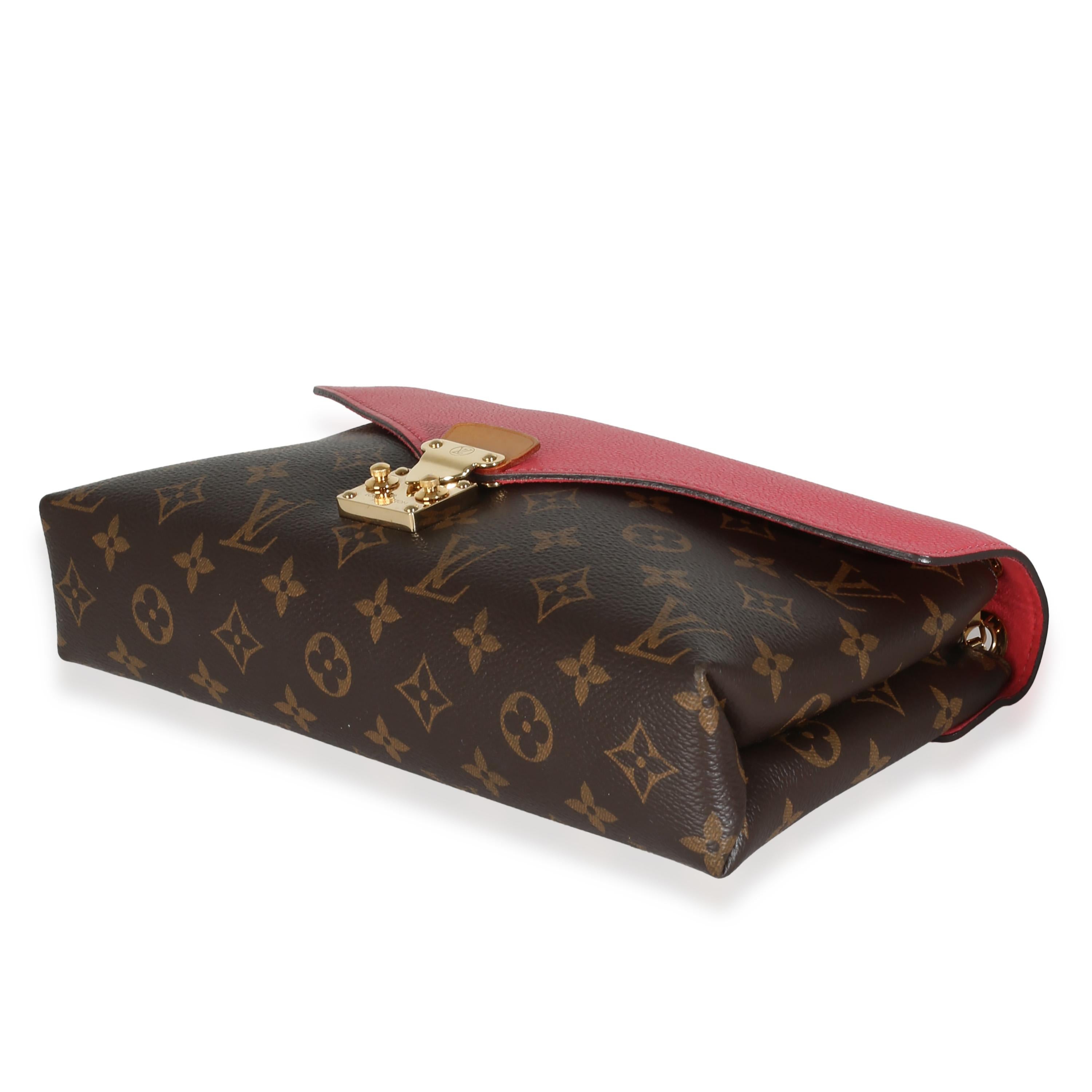 Louis Vuitton - Sac à chaîne Pallas en toile Monogram Rose Litchi 1