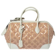 Louis Vuitton Rose Monogram Limited Edition Speedy Bouclettes Round Bag at  1stDibs