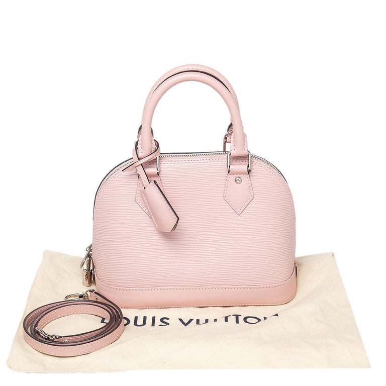Louis Vuitton Alma BB Epi Leather Rose Bag-Louis Vuitton Alma BB