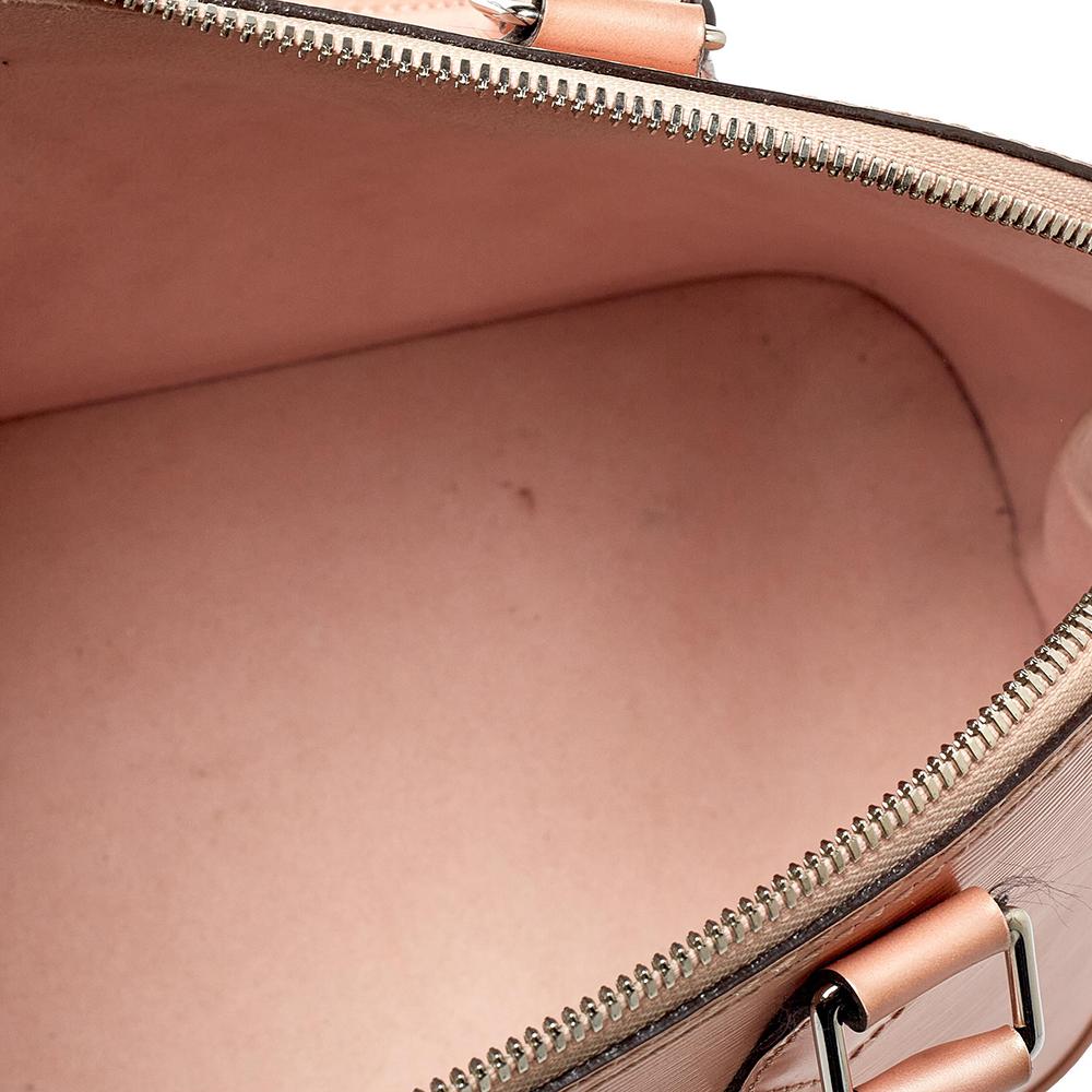 Women's Louis Vuitton Rose Nacre Epi Leather Alma PM Bag