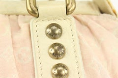 Louis Vuitton Rose Pink Monogram Mini Lin Trapeze PM Speedy Bag 123lv31