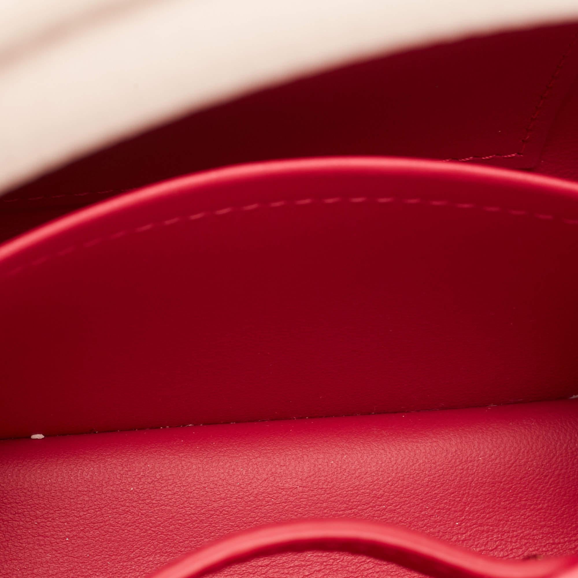 Louis Vuitton Rose Pondichéry Pink Taurillon Leather Capucines Mini Bag 2