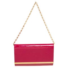 Louis Vuitton Rose Pop Monogrammierte Vernis Ana Clutch Tasche