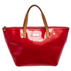Louis Vuitton Rose Pop Monogram Vernis Bellevue PM Bag