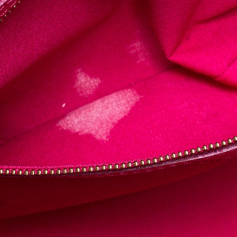 Louis Vuitton Rose Pop Vernis Wilshire PM Bag 1