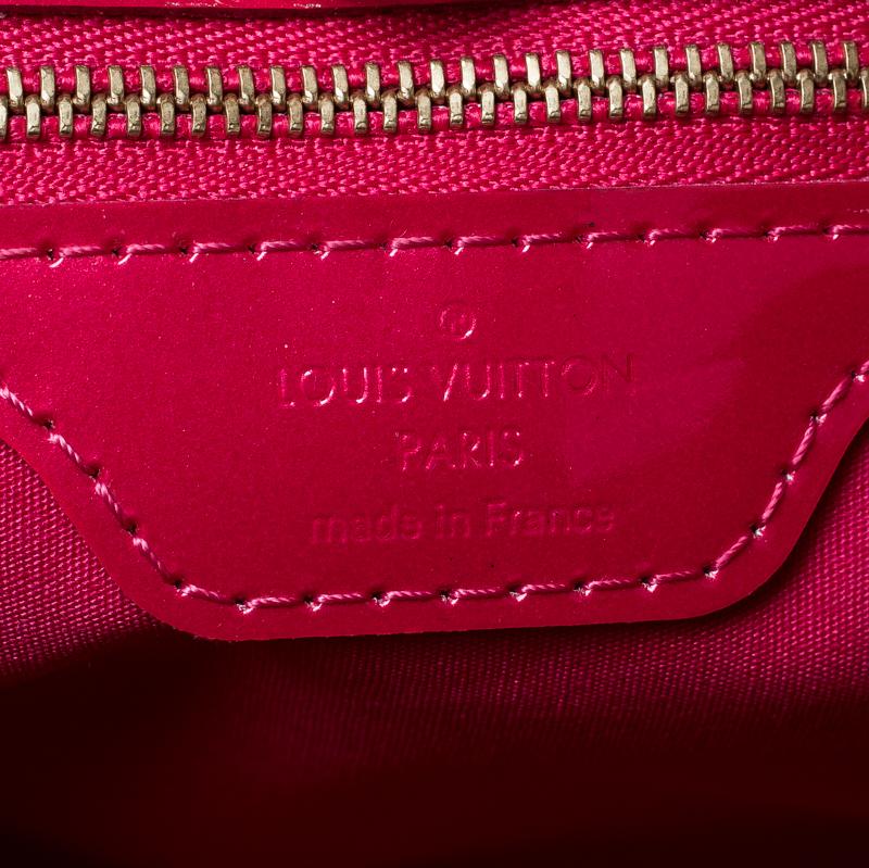 Louis Vuitton Rose Pop Vernis Wilshire PM Bag 2