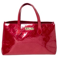 Louis Vuitton Rose Pop Vernis Wilshire PM Bag