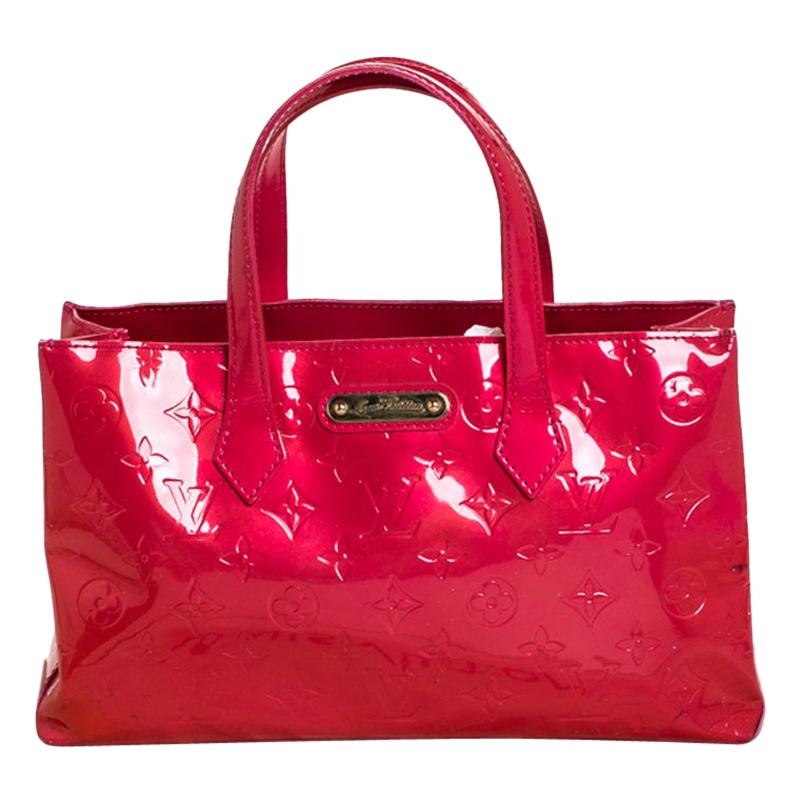 Louis Vuitton Rose Pop Vernis Wilshire PM Bag