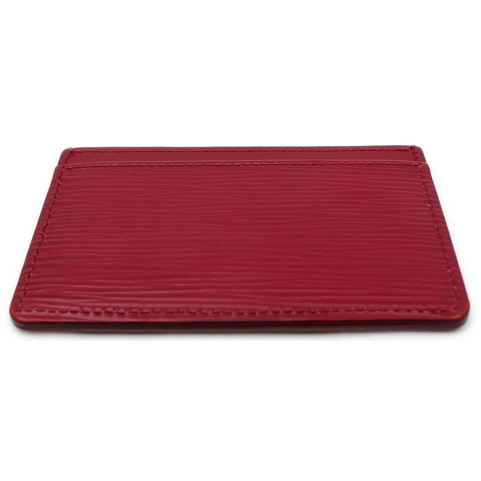 Louis Vuitton Rose Porte Card Case Cult Sample Epi Leather 872726 Wallet For Sale 6