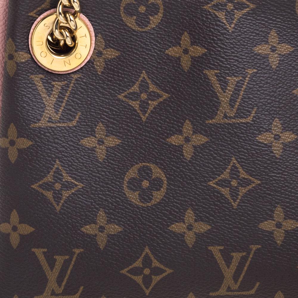 Women's Louis Vuitton Rose Poudre Monogram Canvas BB Surene Bag