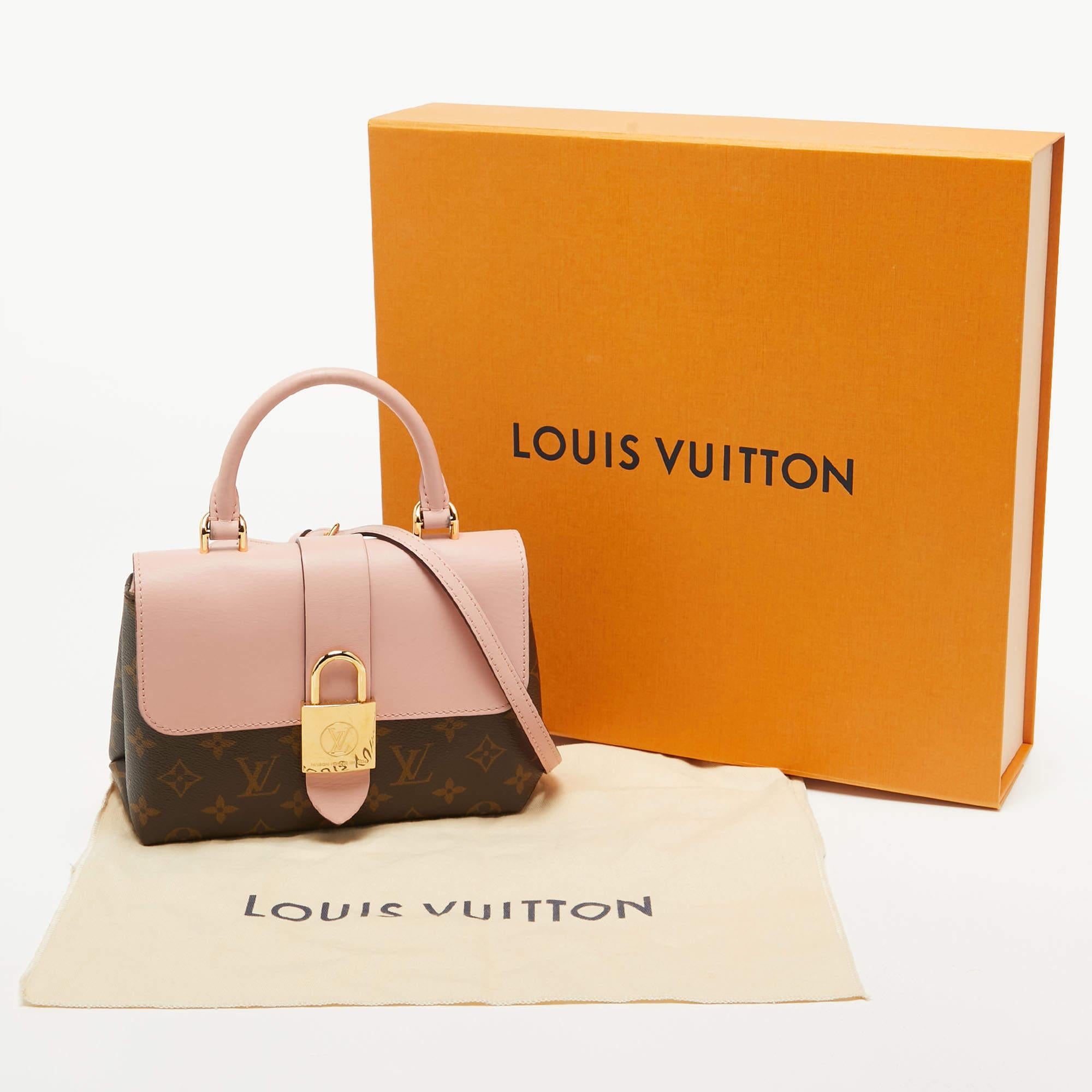 Louis Vuitton Rose Poudre/Monogram Canvas Locky BB Bag 12