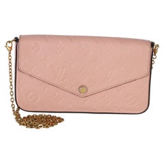 Louis Vuitton Rose Poudre Monogram Empreinte Felicie Pochette