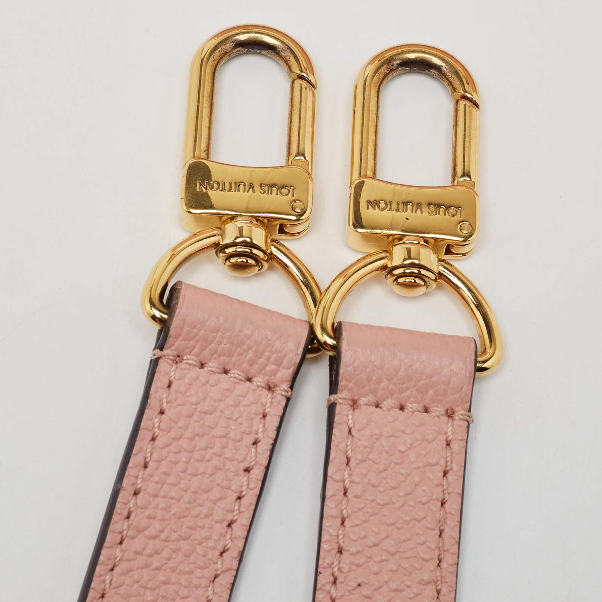 Bolso Louis Vuitton Rosa Poudre Monograma Empreinte Piel Georges BB 1