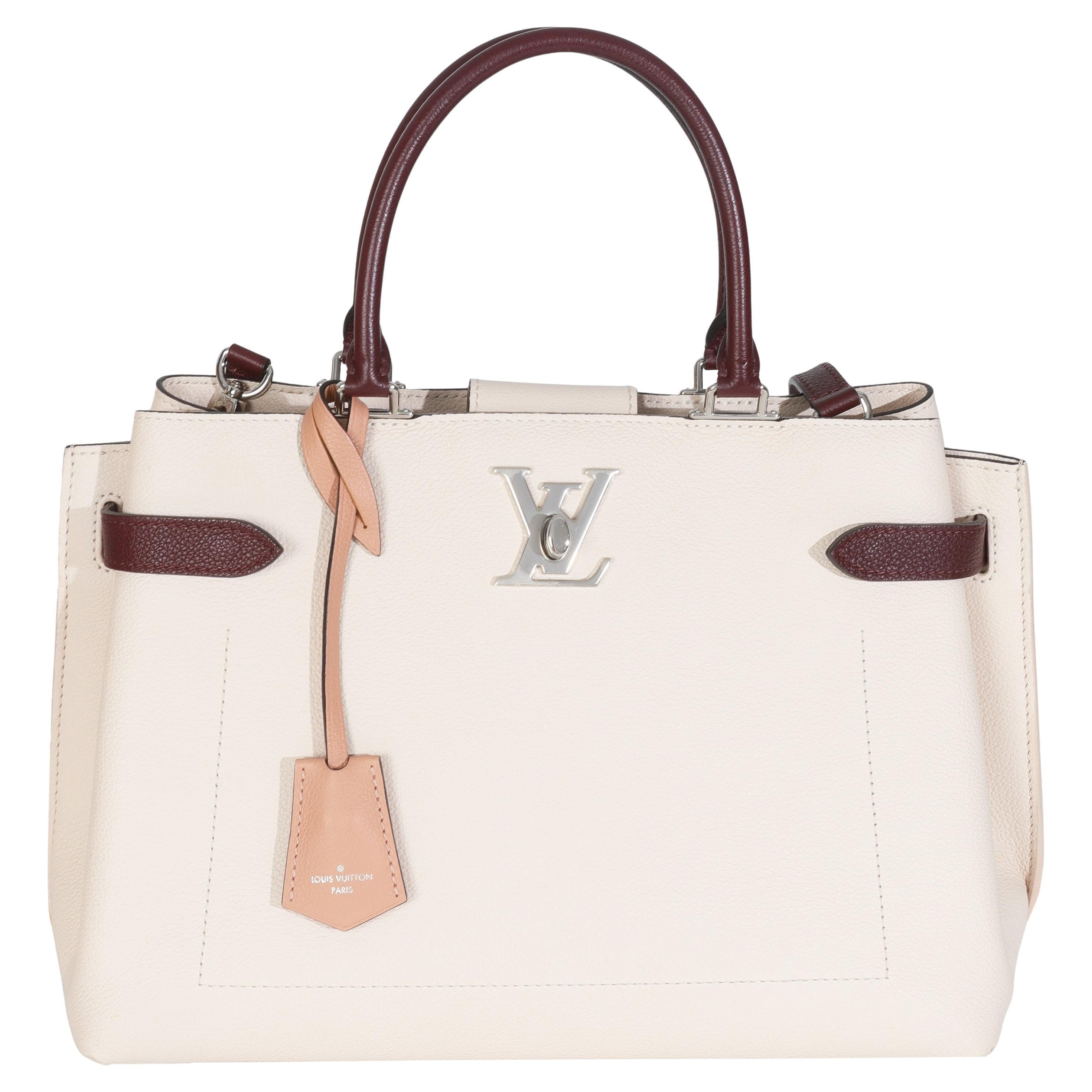 Louis Vuitton Rose Silk Quartz Calla Calfskin Lockme Day
