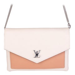 LOUIS VUITTON Rose Silk Quartz Calla leather POCHETTE MYLOCKME Bag