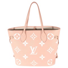Louis Vuitton Rose Trianon Crème Bicolor Monogram Empreinte Neverfull MM