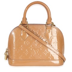 Louis Vuitton Rose Velours Monogram Vernis Alma BB