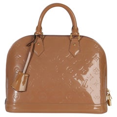 Louis Vuitton Rose Velours Monogram Vernis Alma PM
