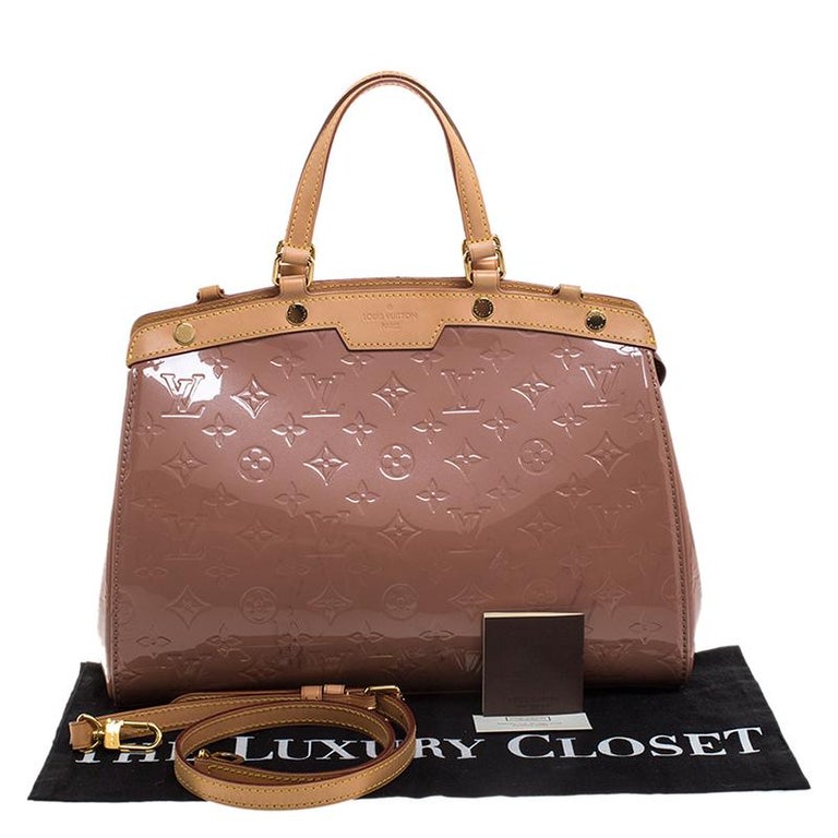 Louis Vuitton Rose Pop Monogram Vernis Bellevue PM Bag – The Closet