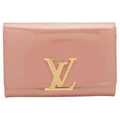 Louis Vuitton Rose Florentine Monogram Vernis Sunset Blvd Clutch