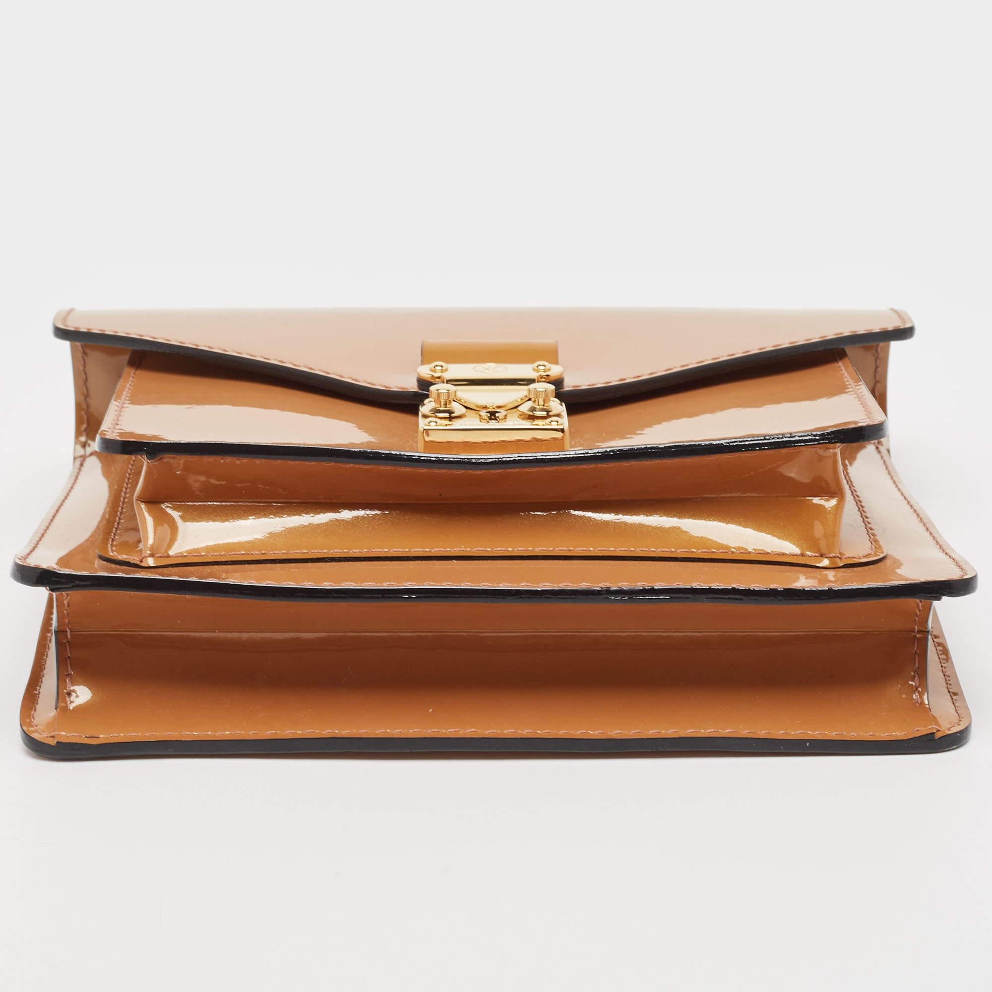 Louis Vuitton Rose Velours Vernis Monceau BB Bag 11