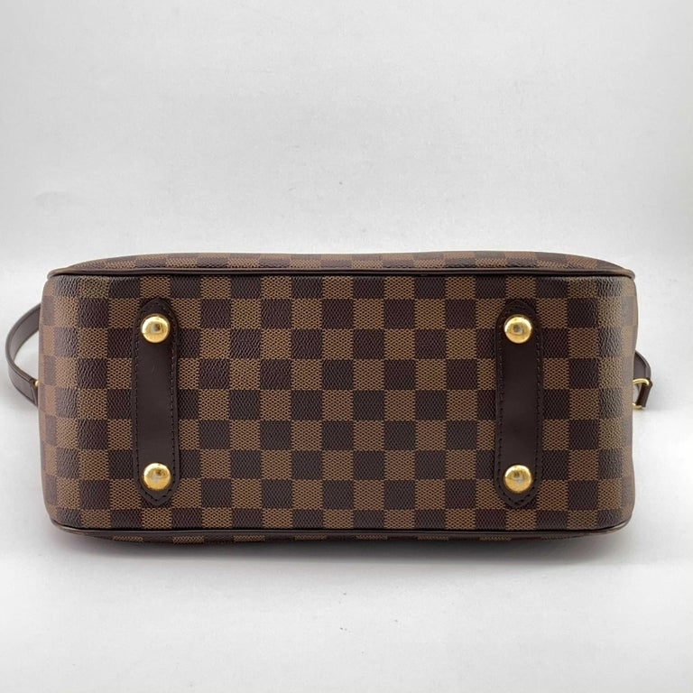 LOUIS VUITTON Rosebery Shoulder bag in Brown Canvas In Excellent Condition In Clichy, FR