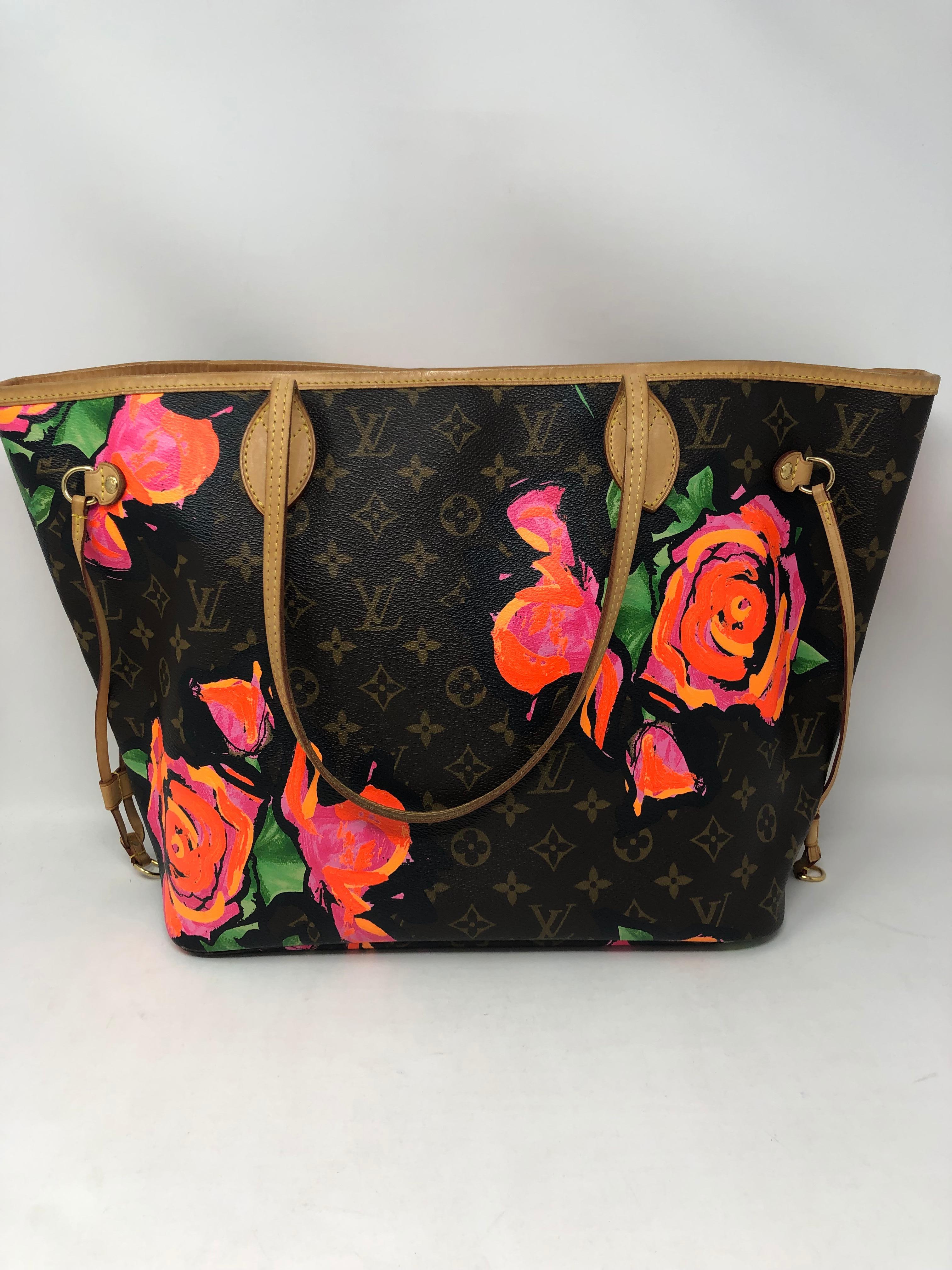 Louis Vuitton Roses Stephen Sprouse Neverfull 6