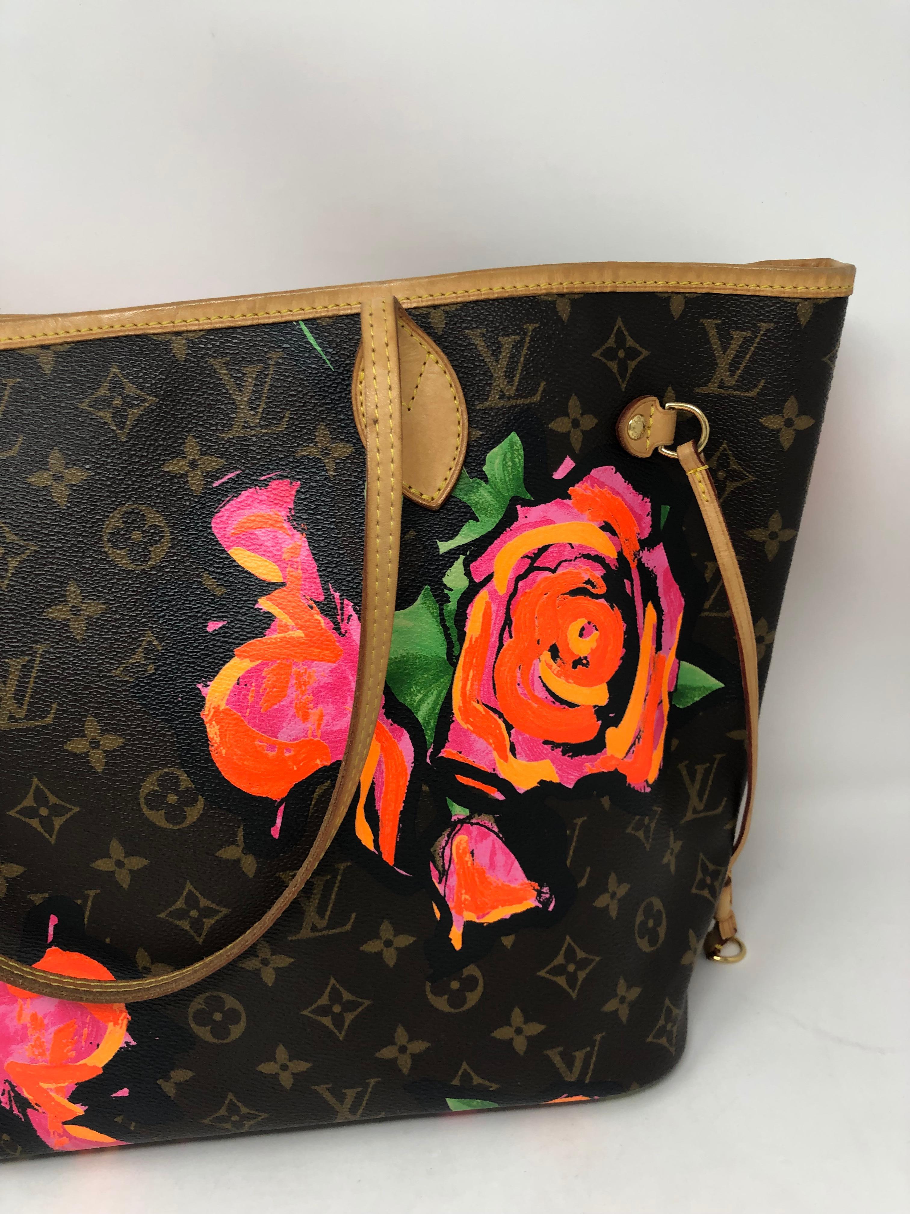 Louis Vuitton Roses Stephen Sprouse Neverfull (Schwarz)