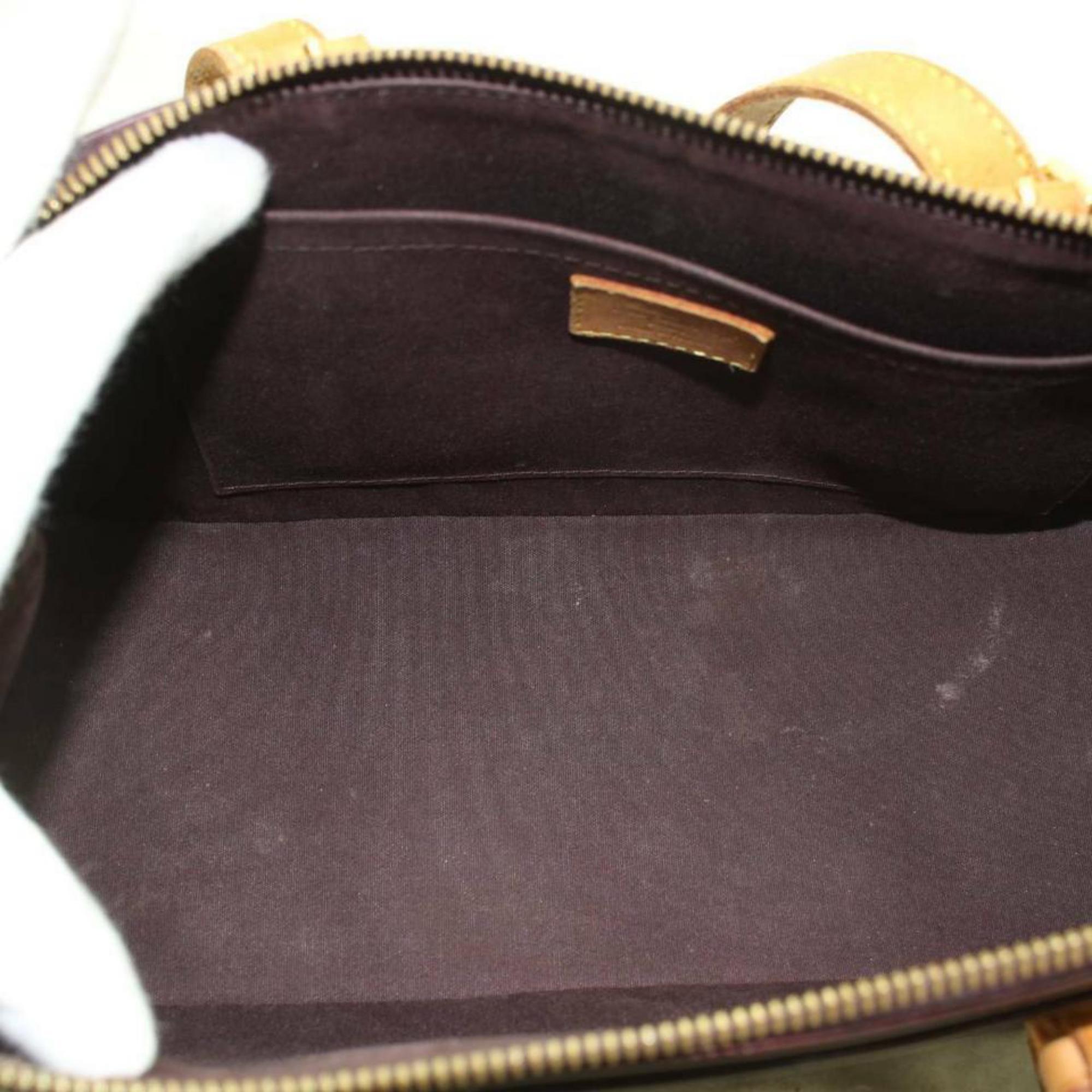 Louis Vuitton Rosewood Amarante Vernis 869970 Burgundy Patent Leather satchel For Sale 3