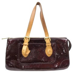 Vintage Louis Vuitton Rosewood Amarante Vernis 869970 Burgundy Patent Leather satchel