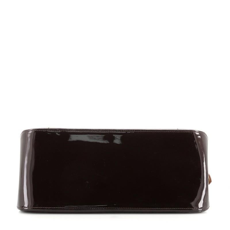 Louis Vuitton Rosewood Avenue Handbag Monogram Vernis In Good Condition In NY, NY