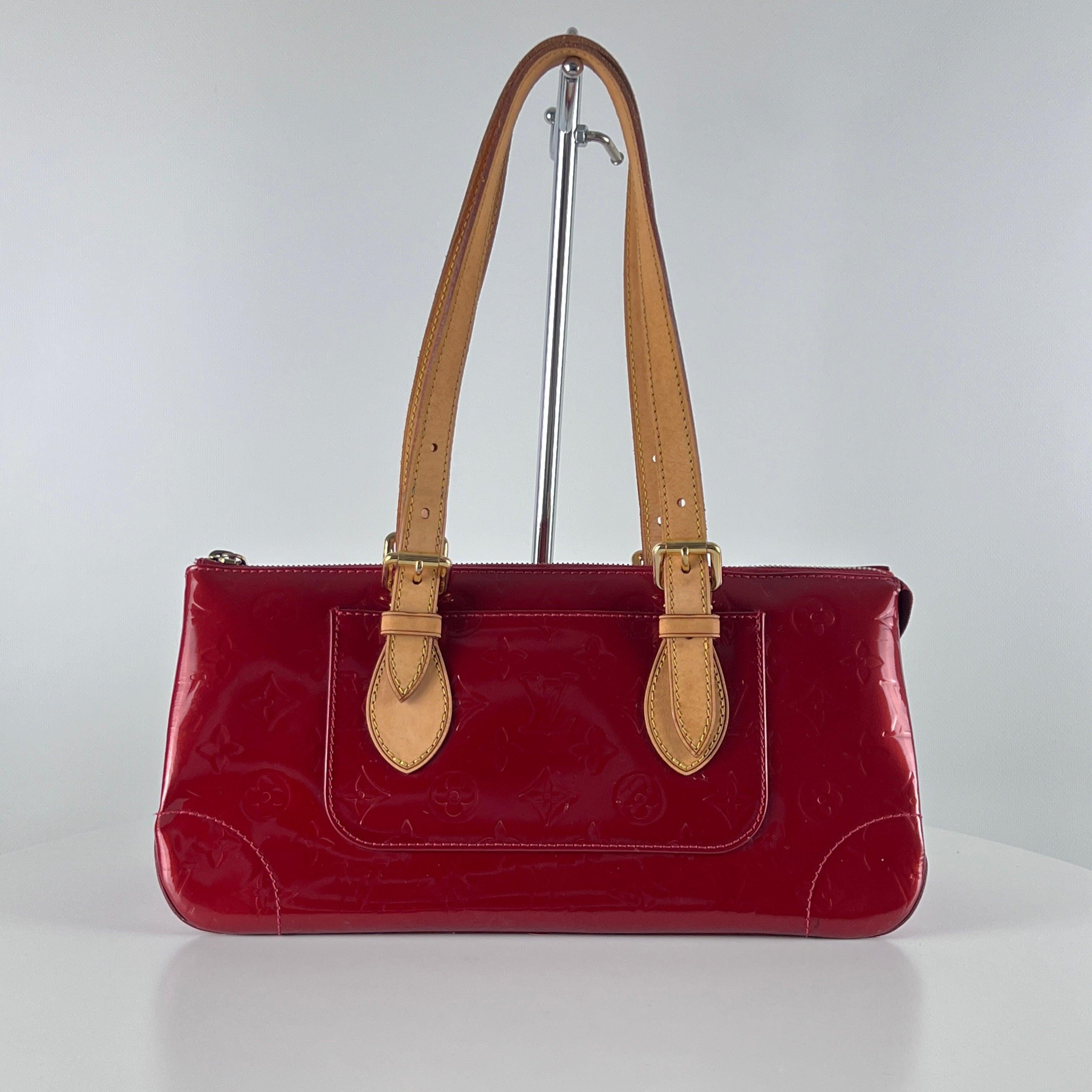 Louis Vuitton Rosewood Shoulder Bag Vernis Leather Red 2007 Excellent état - En vente à SAINT-OUEN-SUR-SEINE, FR