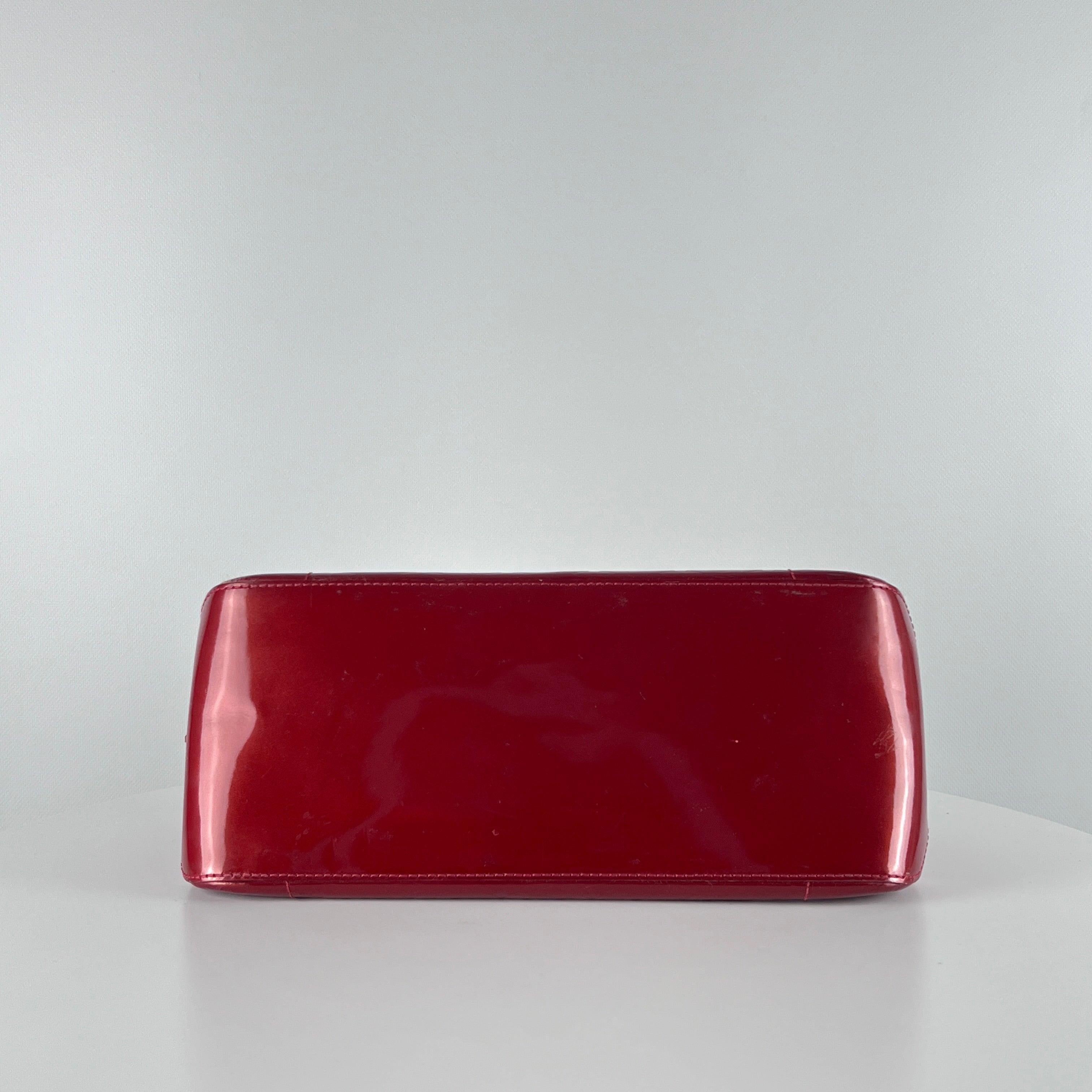 Louis Vuitton Rosewood Shoulder Bag Vernis Leather Red 2007 en vente 3