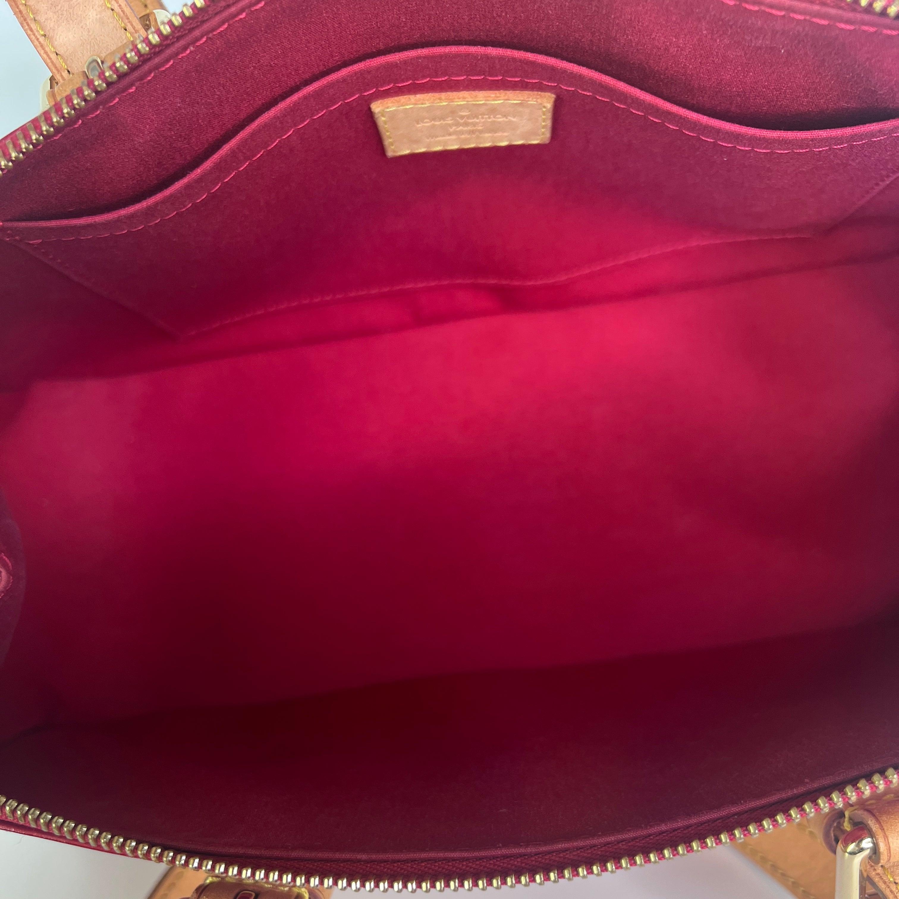 Louis Vuitton Rosewood Shoulder Bag Vernis Leather Red 2007 en vente 4