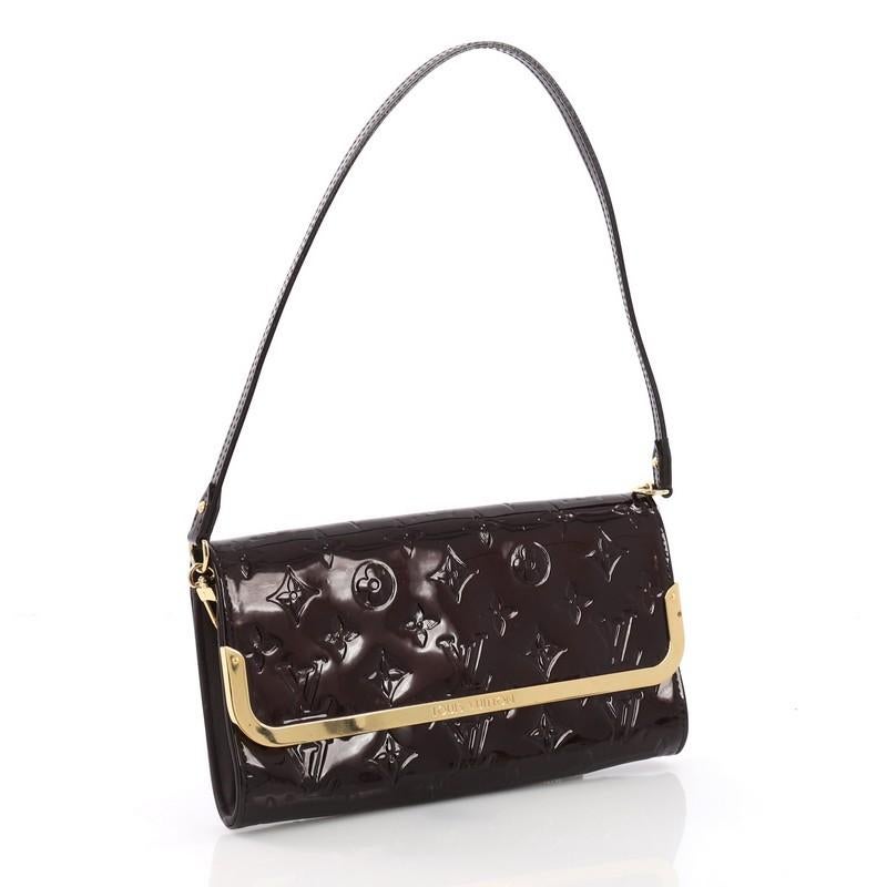 Louis Vuitton Rossmore Handbag Monogram Vernis MM (Schwarz)