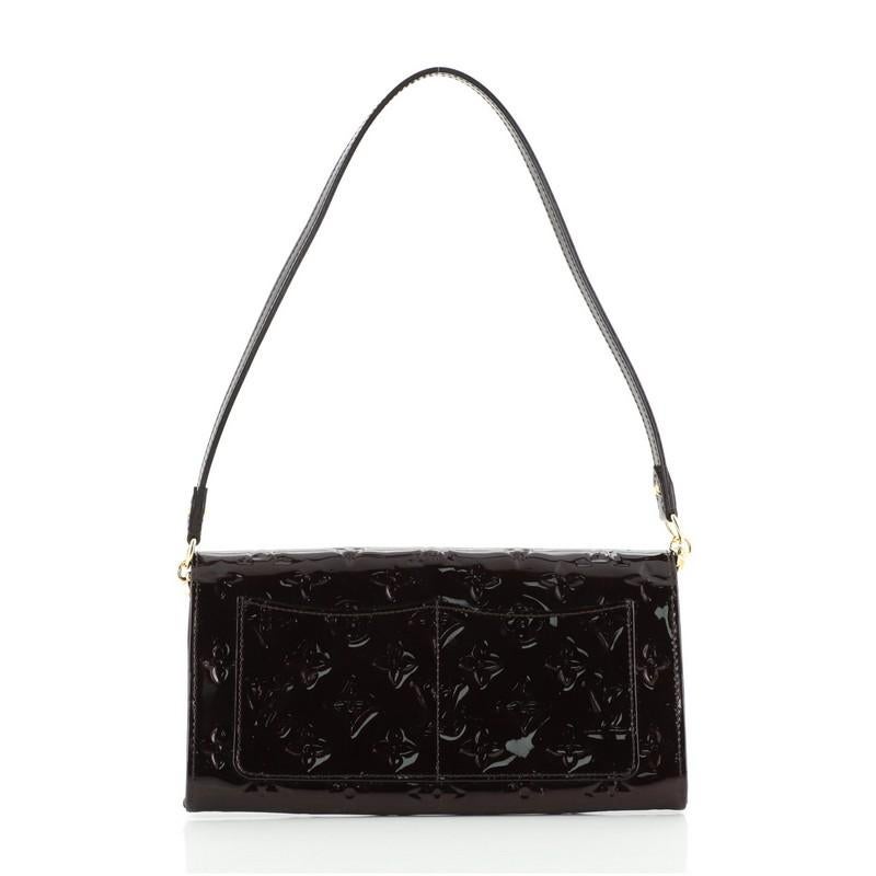 Black Louis Vuitton Rossmore Handbag Monogram Vernis MM