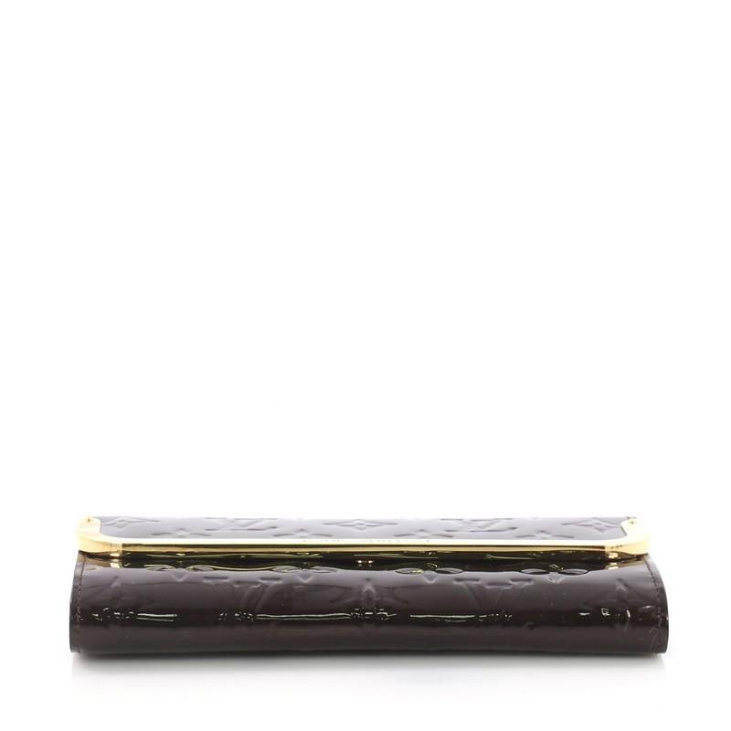 Women's Louis Vuitton Rossmore Wallet Monogram Vernis